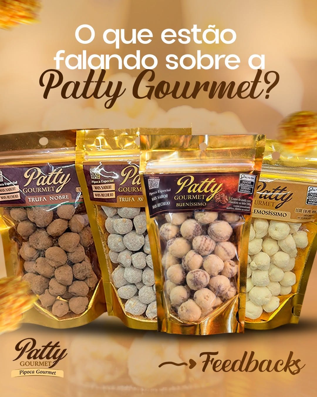 Pipocas Gourmet Artesanais Patty Gourmet